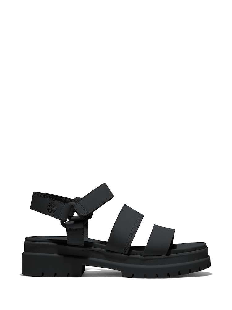 Timberland London 3 Strap Black Sandals - Image 1 of 8