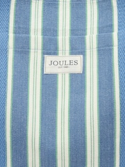 Joules Promenade Blue & White Striped Canvas Beach Bag - Image 6 of 6
