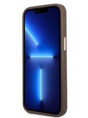 Guess iPhone 14 Pro Brown Case - Pc/Tpu 4G Pu Case Metal Camera Outline & Buttons - Image 9 of 16