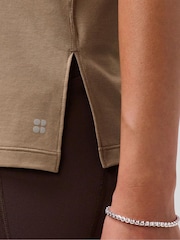 Қоңыр - Sweaty Betty жұмсақ ағынды студиялық желет - 6суретінің 4 суреті