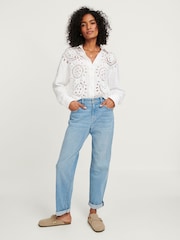 Bleach Denim Boyfriend Jeans - Image 1 of 6