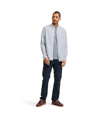 أزرق - قميص مربعات بولين قابل للتمدد من Timberland - صورة 3 من 5