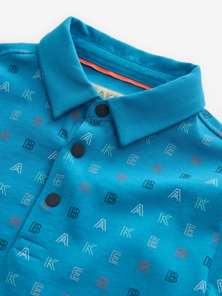 Baker by Ted Baker All Over Printed Polo Shirt - Image 10 of 10 Baker by Ted Baker All Over Printed Polo Shirt - Image 10 of 10