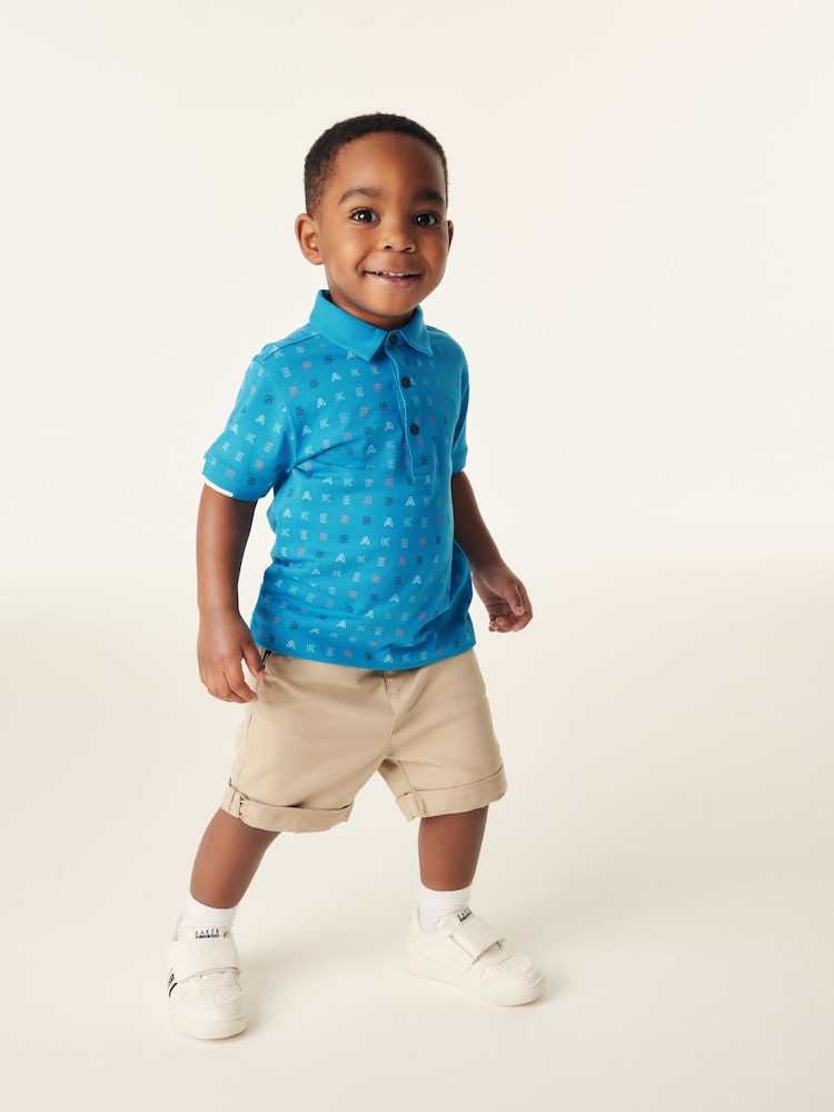 Baker by Ted Baker All Over Printed Polo Shirt - Image 2 of 10 Baker by Ted Baker All Over Printed Polo Shirt - Image 2 of 10