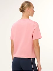 Sweaty Betty Pink Elevated Cotton Boxy T-Shirt - Image 2 of 6
