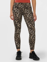 Sweaty Betty Leopard Print Power 7/8 Piping Workout Leggings - Image 1 of 6