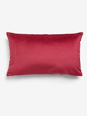 Pink Cut Velvet Geo 40 x 59cm Cushion - Image 2 of 5