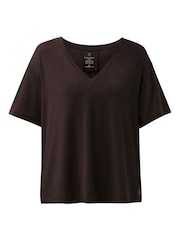 T-shirt Sweaty Betty Soft Flow Studio à Col en V - Image 5 sur 6