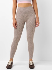 Sweaty Betty Brown Seamless Space Dye Leggings - Image 2 of 6