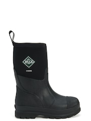 Muck Boots Black Chore Classic Mid Patterned Wellies - Image 1 of 5