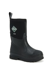 Muck Boots Black Chore Classic Mid Patterned Wellies - Image 2 of 5