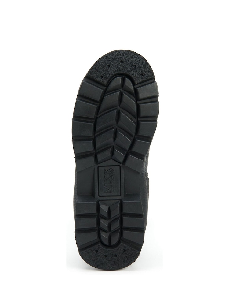 Muck Boots Black Chore Classic Mid Patterned Wellies - Image 5 of 5