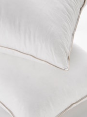 Set of 2 Firm 100% Cotton Goose Feather and Down Pillows - Image 1 of 3