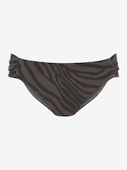 Mint Bikinislip aus Samt mit gerüschter Seite - Bild 4 von 6