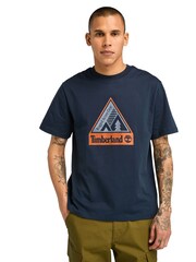 Timberland Blue Outdoor Front Graphic T-Shirt - Image 1 of 5