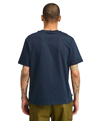 Timberland Blue Outdoor Front Graphic T-Shirt - Image 2 of 5
