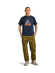 Timberland Blue Outdoor Front Graphic T-Shirt - Image 3 of 5