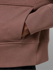 Sweaty Betty Brown Revive Rib Mix Half Zip Sweatshirt - Image 5 of 5
