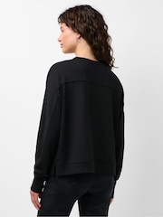 Sort - Sweaty Betty After Class Seam Detail Crop Sweatshirt - Billede 3 af 6