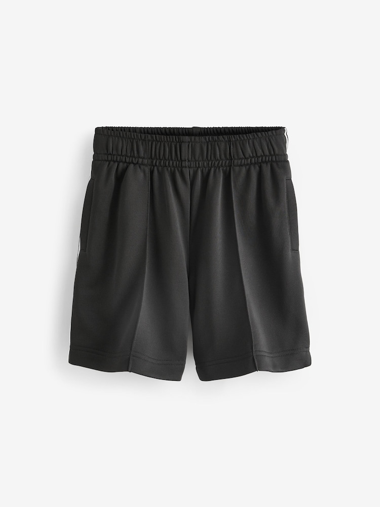 Black Sporty Tracksheen Shorts (3-17yrs) - Image 1 of 4