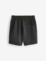 Black Sporty Tracksheen Shorts (3-17yrs) - Image 2 of 4