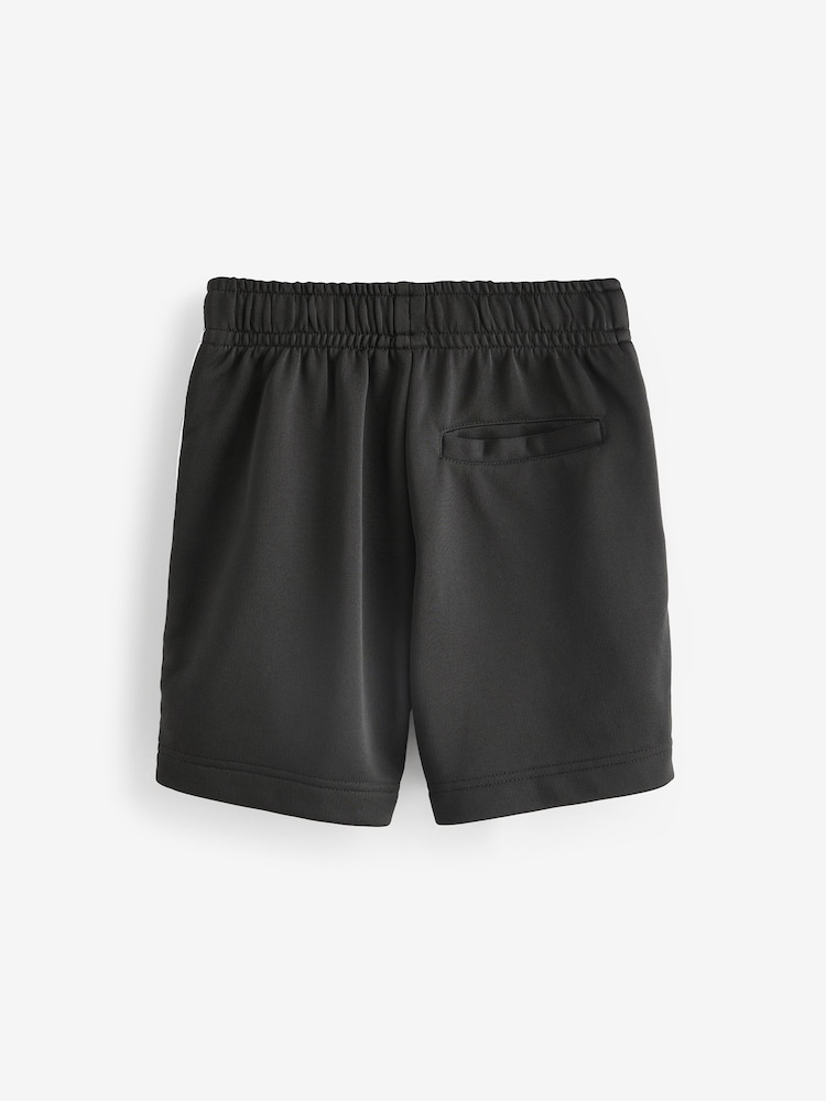 Black Sporty Tracksheen Shorts (3-17yrs) - Image 2 of 4
