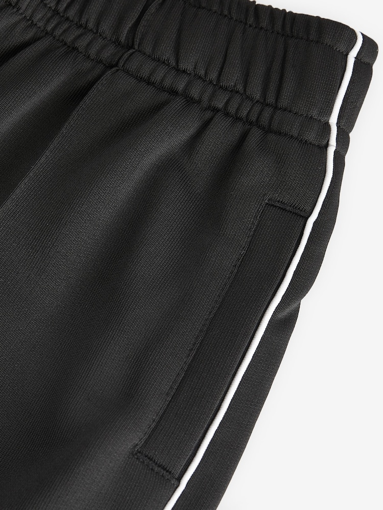 Black Sporty Tracksheen Shorts (3-17yrs) - Image 4 of 4