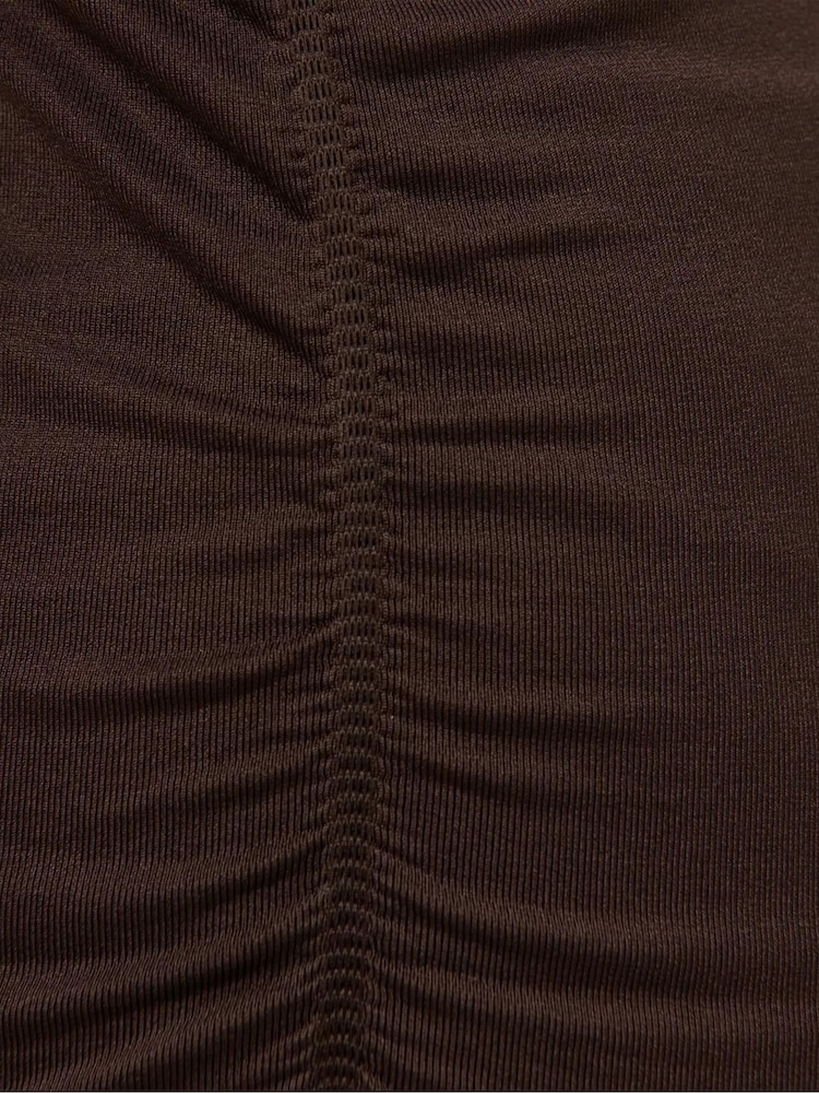 Sweaty Betty Brown Seamless Ruched Tank Top - Image 6 of 6 Sweaty Betty Brown Seamless Ruched Tank Top - Image 6 of 6