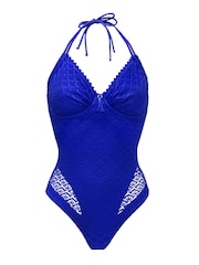 Bañador con aros y cuello halter ajustable Castaway de Pour Moi - Imagen 6 de 7