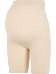 Mamalicious Cream Maternity Over The Bump Seamless Support Shorts - Image 4 of 4