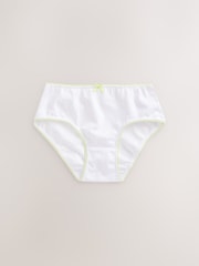 White Heart Lace Trim Briefs 10 Pack (1.5-16yrs) - Image 10 of 13