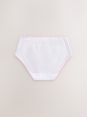 White Heart Lace Trim Briefs 10 Pack (1.5-16yrs) - Image 4 of 13