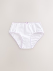 White Heart Lace Trim Briefs 10 Pack (1.5-16yrs) - Image 6 of 13