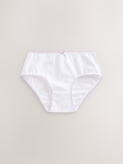 White Heart Lace Trim Briefs 10 Pack (1.5-16yrs) - Image 7 of 13