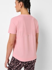 Sweaty Betty Pink Breathe Easy Mesh T-Shirt - Image 2 of 6