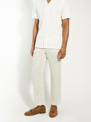 Rjav Chrome - Dune London Sandders Usnjeni podplat Tassel mokasini - Slika 5 iz 6