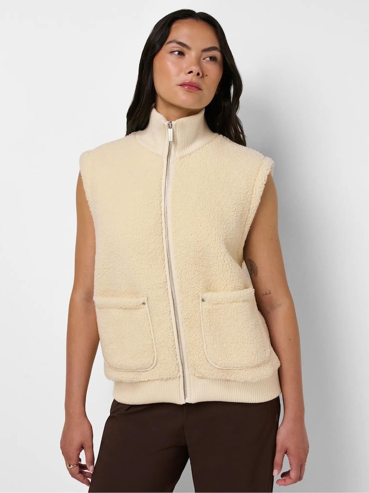 Sweaty Betty Plush Fleece Ribbed Gilet - Image 1 de 6