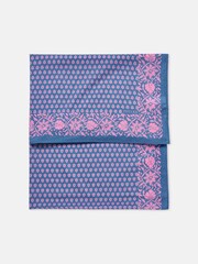 Joules Thornham Blue & Pink Printed Sarong Scarf - Image 3 of 5
