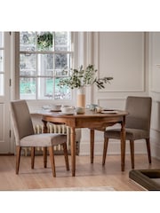 Gallery Home Natural Kami Extending Round Table - Image 1 of 6