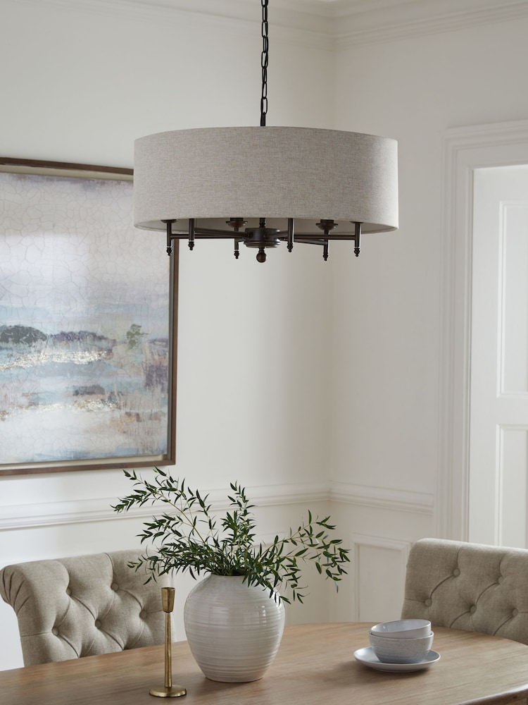 Bronze Upton 6 Light Chandelier Light - Image 2 of 5