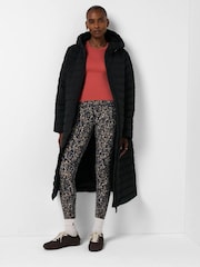 Sweaty Betty Black Nimbus Lightweight Longline Puffer Jacket - Image 1 of 6