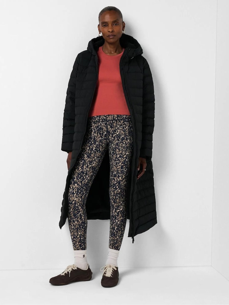 Sweaty Betty Black Nimbus Lightweight Longline Puffer Jacket - Image 1 of 6