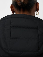 Sweaty Betty Black Nimbus Lightweight Longline Puffer Jacket - Image 4 of 6