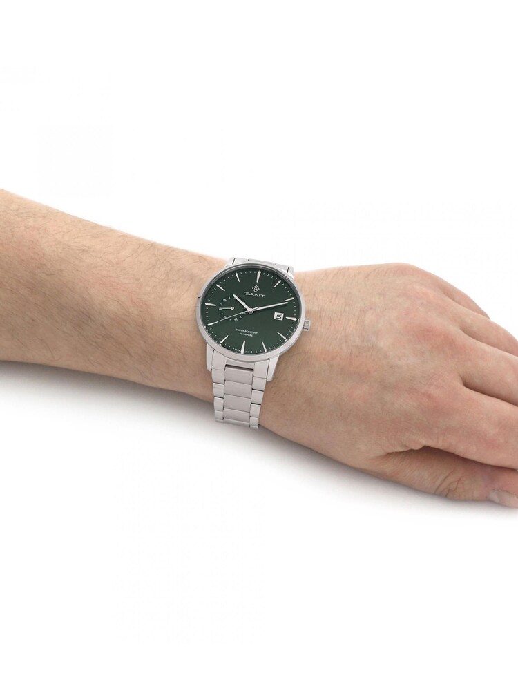 GANT Silver Tone/Green East Hill Stainless Steel Quartz Watch - Image 3 of 3