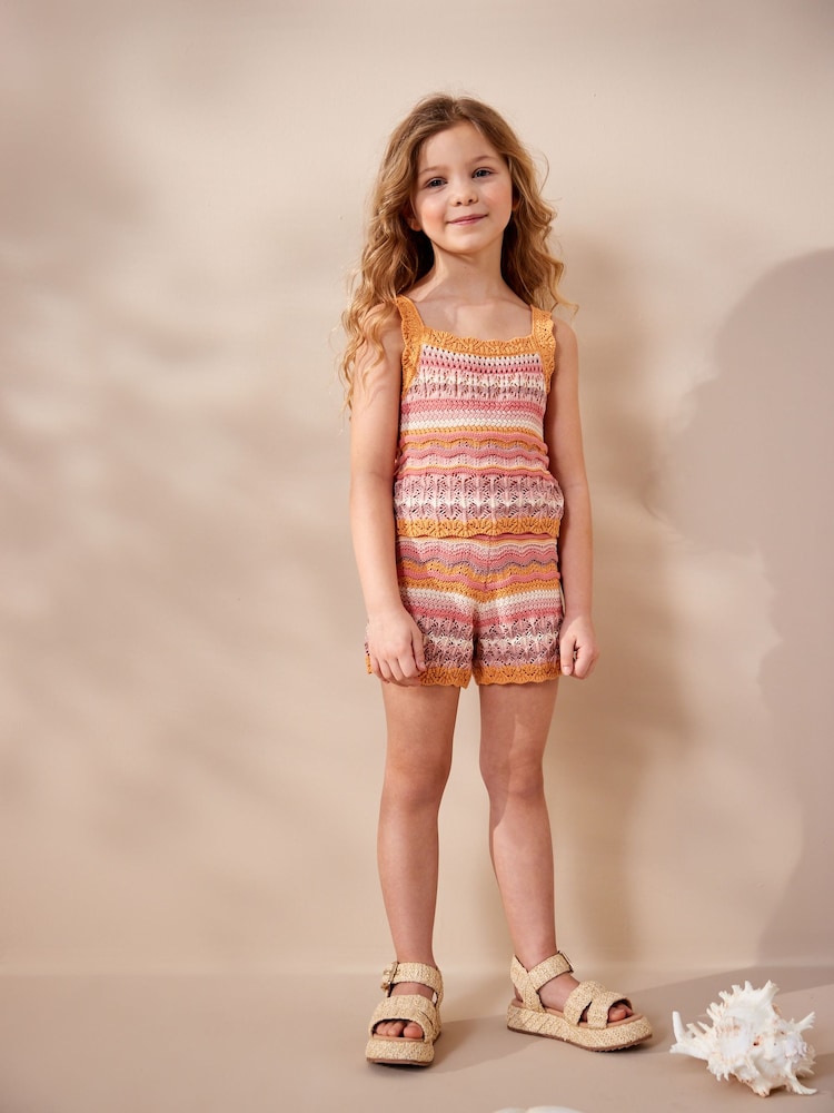 Multi Crochet Co-ord Set (3-10yrs) - Image 1 of 6