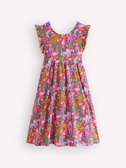 Boden Pink Bow Back Jersey Dress - Image 1 of 3