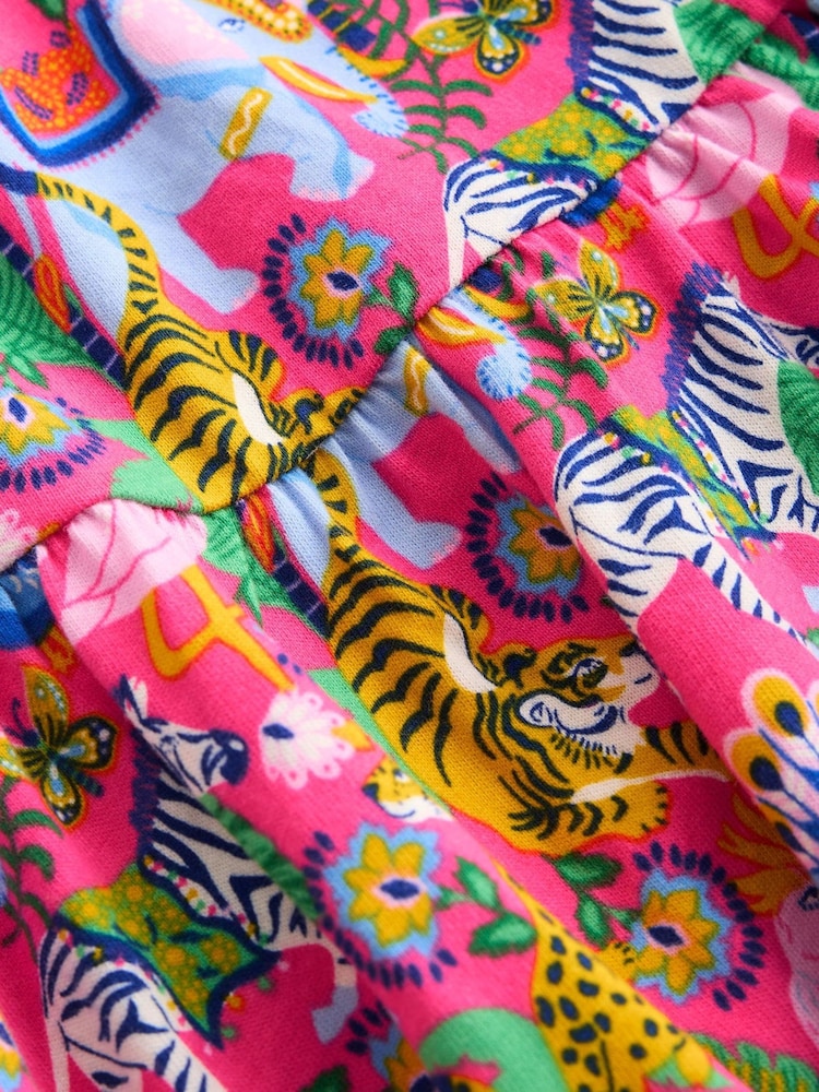 Boden Pink Bow Back Jersey Dress - Image 3 of 3