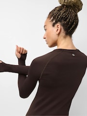 Sweaty Betty Seamless Textured Long Sleeve Top - 6суретінің 4 суреті