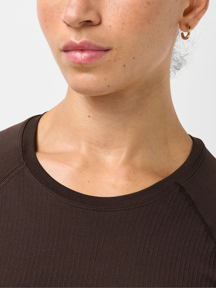 Sweaty Betty Seamless Textured Long Sleeve Top - 6суретінің 6 суреті