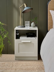 Natural Flynn 1 Drawer Bedside Table - Image 1 of 12